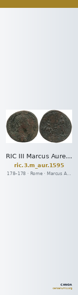 RIC III Marcus Aurelius 1595 — CANOA