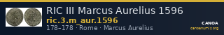 RIC III Marcus Aurelius 1596 — CANOA