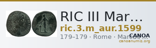 RIC III Marcus Aurelius 1599 — CANOA