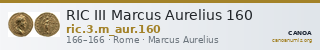 RIC III Marcus Aurelius 160 — CANOA
