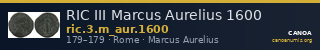 RIC III Marcus Aurelius 1600 — CANOA