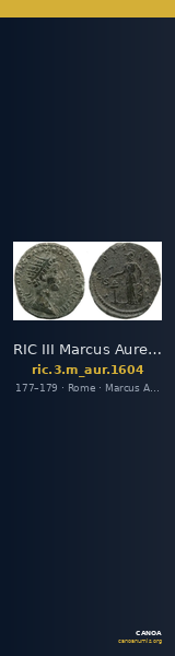 RIC III Marcus Aurelius 1604 — CANOA