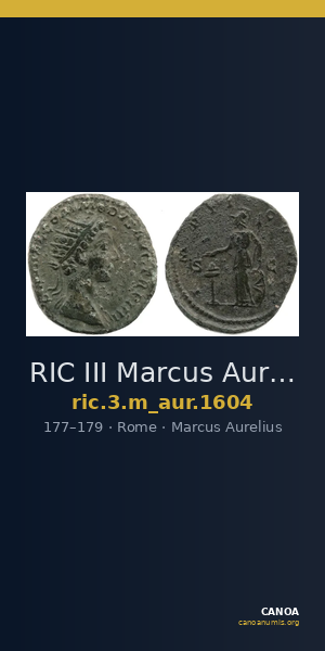RIC III Marcus Aurelius 1604 — CANOA