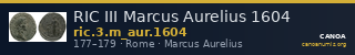 RIC III Marcus Aurelius 1604 — CANOA