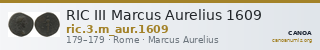 RIC III Marcus Aurelius 1609 — CANOA
