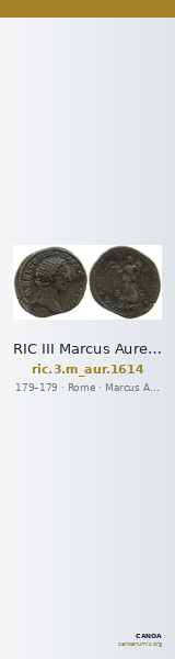 RIC III Marcus Aurelius 1614 — CANOA