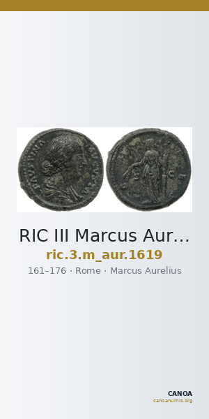 RIC III Marcus Aurelius 1619 — CANOA