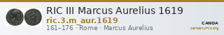 RIC III Marcus Aurelius 1619 — CANOA