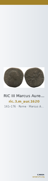 RIC III Marcus Aurelius 1620 — CANOA