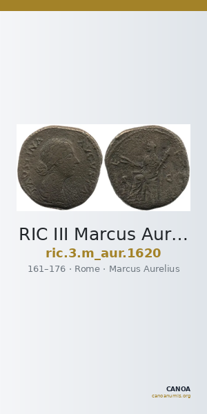 RIC III Marcus Aurelius 1620 — CANOA