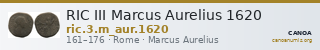 RIC III Marcus Aurelius 1620 — CANOA