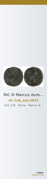 RIC III Marcus Aurelius 1621 — CANOA