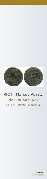 RIC III Marcus Aurelius 1622 — CANOA