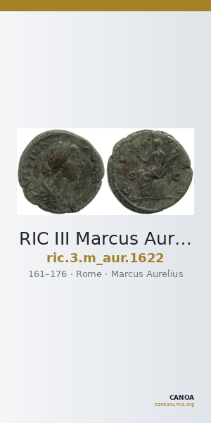 RIC III Marcus Aurelius 1622 — CANOA