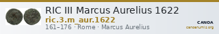 RIC III Marcus Aurelius 1622 — CANOA