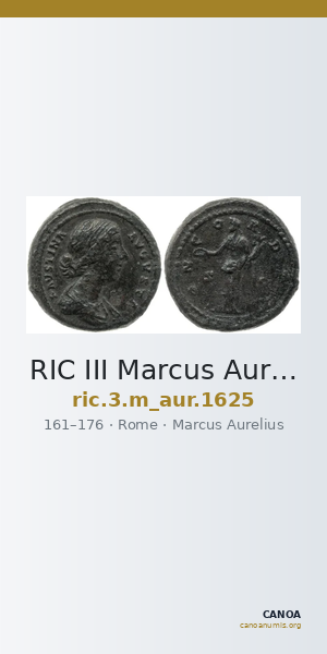 RIC III Marcus Aurelius 1625 — CANOA