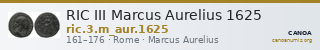 RIC III Marcus Aurelius 1625 — CANOA