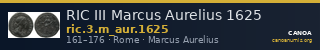 RIC III Marcus Aurelius 1625 — CANOA