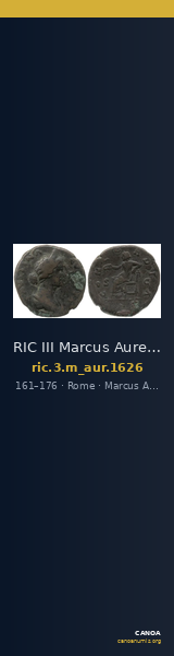 RIC III Marcus Aurelius 1626 — CANOA