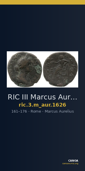 RIC III Marcus Aurelius 1626 — CANOA