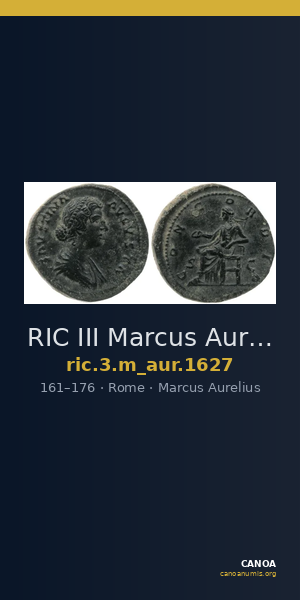 RIC III Marcus Aurelius 1627 — CANOA