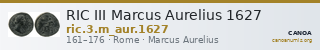 RIC III Marcus Aurelius 1627 — CANOA