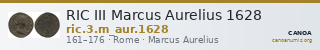 RIC III Marcus Aurelius 1628 — CANOA