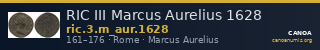 RIC III Marcus Aurelius 1628 — CANOA