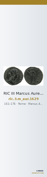 RIC III Marcus Aurelius 1629 — CANOA