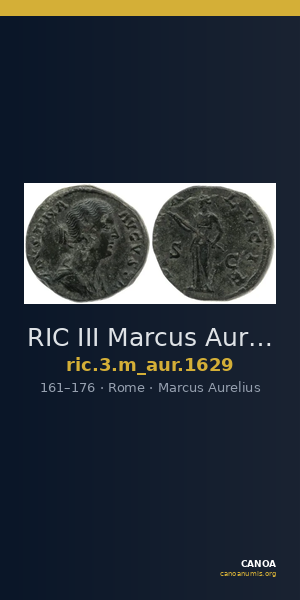 RIC III Marcus Aurelius 1629 — CANOA
