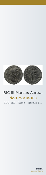 RIC III Marcus Aurelius 163 — CANOA
