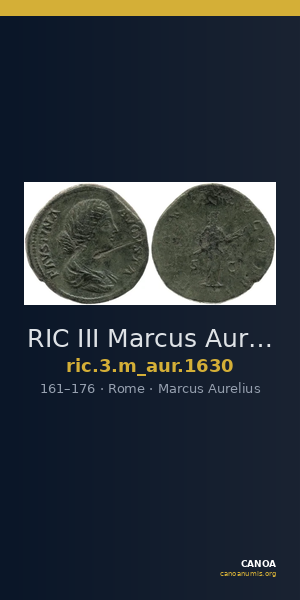RIC III Marcus Aurelius 1630 — CANOA