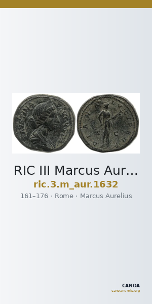 RIC III Marcus Aurelius 1632 — CANOA