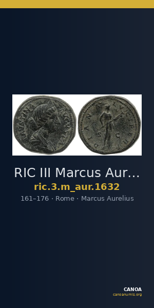 RIC III Marcus Aurelius 1632 — CANOA