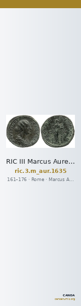 RIC III Marcus Aurelius 1635 — CANOA