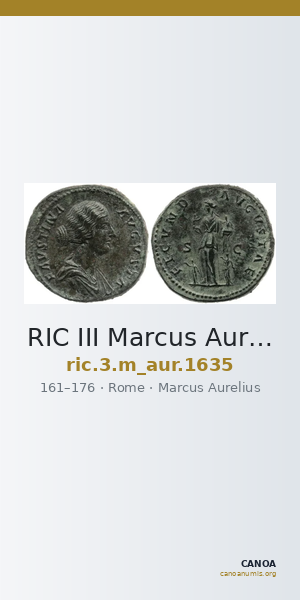 RIC III Marcus Aurelius 1635 — CANOA