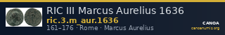 RIC III Marcus Aurelius 1636 — CANOA