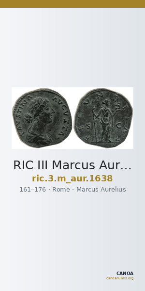 RIC III Marcus Aurelius 1638 — CANOA
