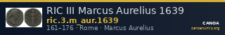 RIC III Marcus Aurelius 1639 — CANOA