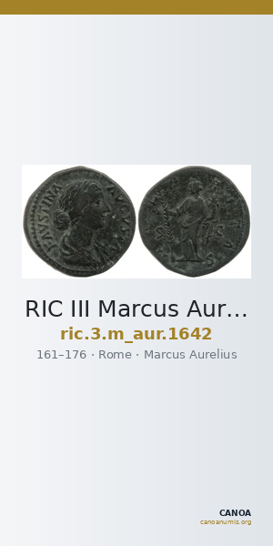 RIC III Marcus Aurelius 1642 — CANOA