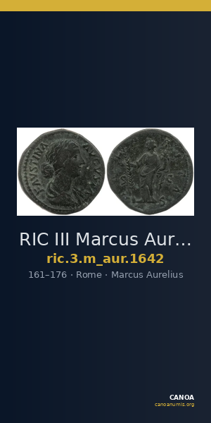 RIC III Marcus Aurelius 1642 — CANOA