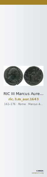 RIC III Marcus Aurelius 1643 — CANOA