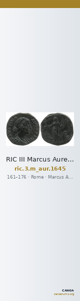 RIC III Marcus Aurelius 1645 — CANOA