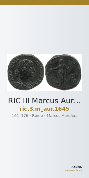 RIC III Marcus Aurelius 1645 — CANOA