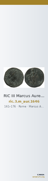 RIC III Marcus Aurelius 1646 — CANOA