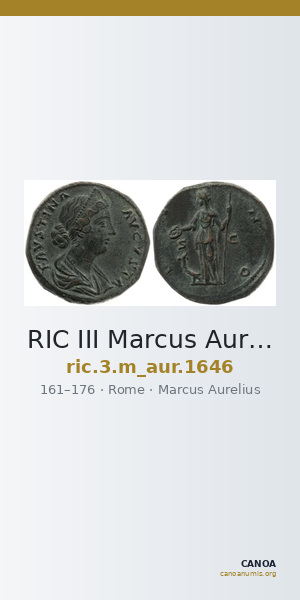 RIC III Marcus Aurelius 1646 — CANOA