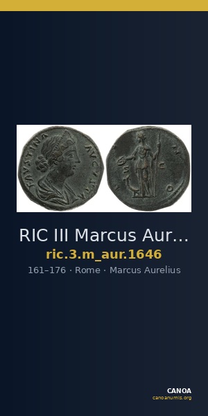 RIC III Marcus Aurelius 1646 — CANOA