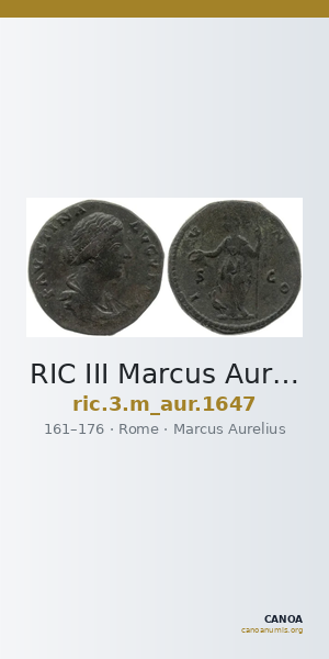 RIC III Marcus Aurelius 1647 — CANOA