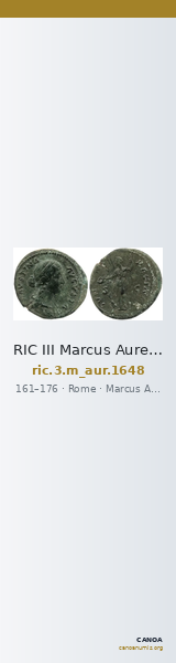 RIC III Marcus Aurelius 1648 — CANOA