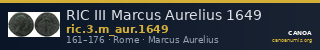 RIC III Marcus Aurelius 1649 — CANOA